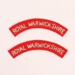BE796 Royal Warwickshire Shoulder Titles