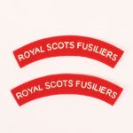 BE885 Royal Scots Fusiliers Titles