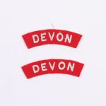 BE746 Devon Shoulder Titles