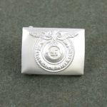 TR136 German Mans SS Belt Buckle Steel