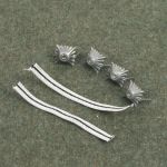 TR054 German SS Collar Tabs Rank Set