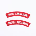 BE794 South Lancashire Regiment shoulder Titles