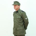 DL078 Waffen SS M43 Wool Tunic Badged by FAB