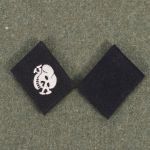 TG263 3rd SS Div Totenkopf Collar Tabs