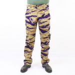 AX133 Golden Tiger Stripe Trousers