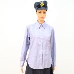 WD350 WAAF Blue Blouse with Attached Collar