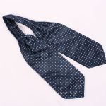 WD069  Officers Blue Ascot Tie