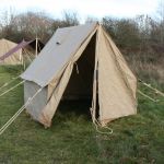 WD256 British Officers Tan Tent Canvas Only