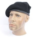 BE564 WW2 Black beret by Kay headdress