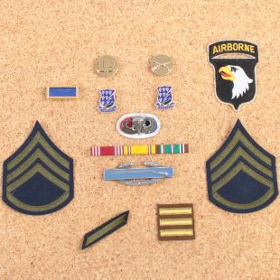 101st Airborne 506th PIR A Class Badge Set For Enlisted Mans Dress Uniform