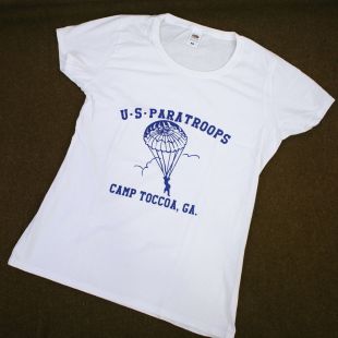 101st Airborne PT Tee shirt Camp Toccoa T-shirt Women Fit