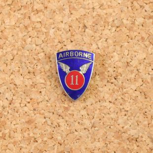 11th Airborne Infantry Metal DI Badge