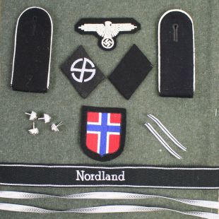 11th SS Pz Gren Div Nordland "Denmark" badge set