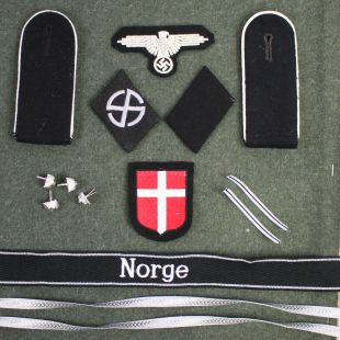 11th SS Pz Gren Div Norge  "Norway" badge set