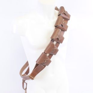 1903 9 Pocket Cavalry Leather Bandolier by GSE