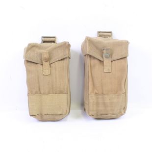 1937 Bren Auxiliary Pouches Unfinished Original x 2
