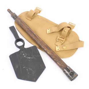 1937 MK2 Entrenching Tool Cover Original Head and MK2 Handle by Kay Canvas