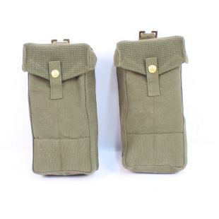 1937 webbing Ammo Belt Pouches Green by GSE x 2 
