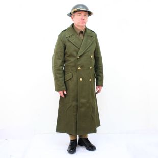 WW2 British Army Overcoat 1939 Pattern Wool Greatcoat