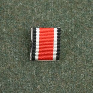 1939 Iron Cross 2nd Class Ribbon and Backing Plate