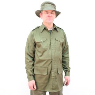 British WW2 1943 Jungle Green Airtex Bush Shirt Jacket