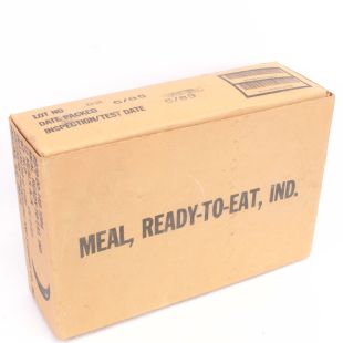 1980's US Army M.R.E. Outer ration Box Empty
