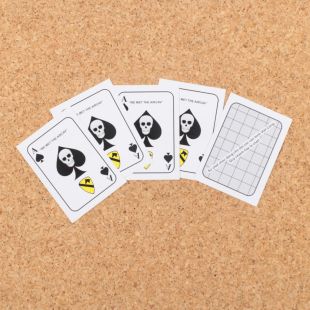 1st Air Cav Death Card Packet of 5 Ace of Spades Cards
