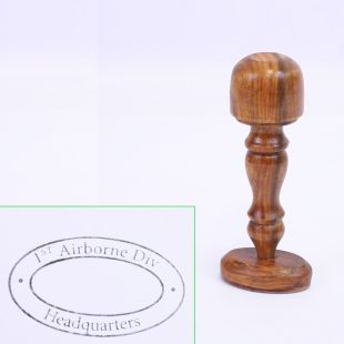 British 1st Airborne Division Wooden Rubber Ink Stamp