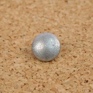 20mm Silver Pebble Tunic Button