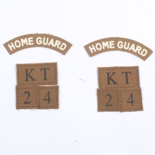 24th Battalion Kent District, Home Guard Badge set