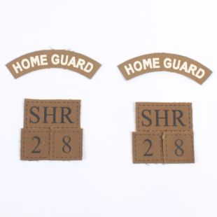 28th Battalion Shropshire District, Home Guard Badge set