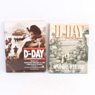 2 x D Day Books Illustrated History and Operation Overlord