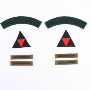 2nd Royal Ulster Rifles Regiment, 3rd Infantry Division Normandy Badge Set