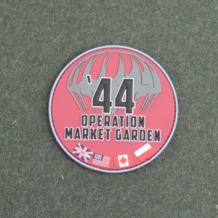 44 Market Garden Rubber Hook & loop Badge