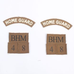 48th Battalion Birmingham District, Home Guard Badge set
