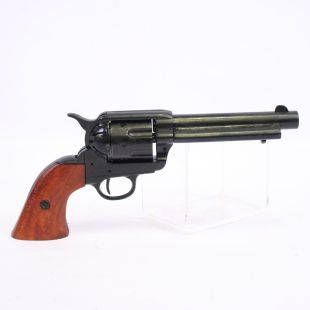 5 1/2" SAA Artillery Replica Pistol Colt 45 Gunfighter Model Black by Denix