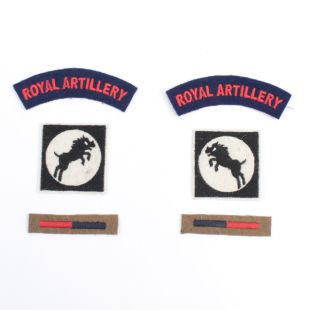 73rd Anti-Tank Royal Artillery Regiment , 30 Corp Badge set