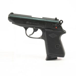 Walther PPK 8mm Blank Firing Black Pistol  by Bruni