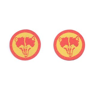 8th Armoured Brigade Patches Pair (D Day & 30 Corp Route March)