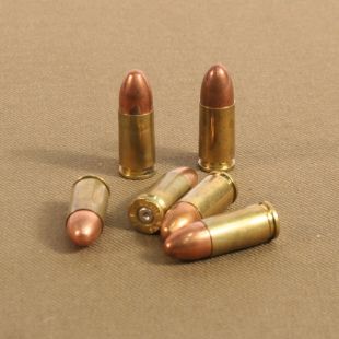 Pack of 6 Replica 9mm Bullets