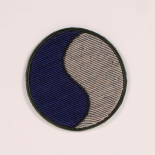 29th Infantry Division wire bullion badge