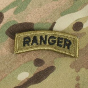 US Ranger Tab Hook and Loop Multicam