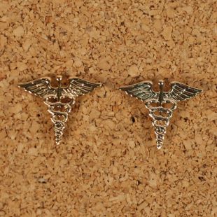 US Medical Officer Collar Badges