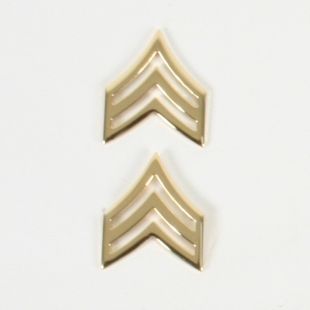 US metal rank Sergeant. Gold