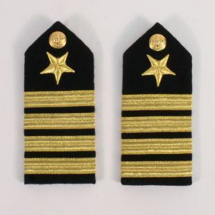 USN Officers Captain Rank Shoulder Boards