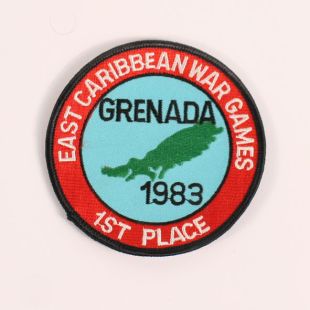 Grenada 1983 East Caribbean War Games. 1st place.