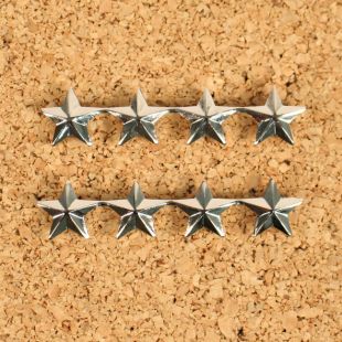 American 4 Star General Stars for Shirt Rank Size Badges.