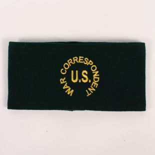 WW2 US War Correspondent Armband