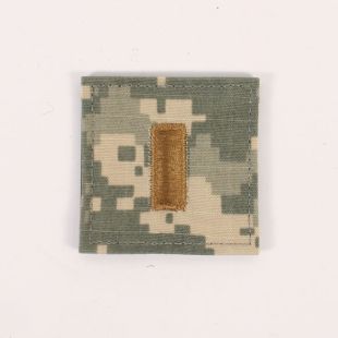 US ACU Camo Rank Badge Hook and Loop. 2nd Lieutenant