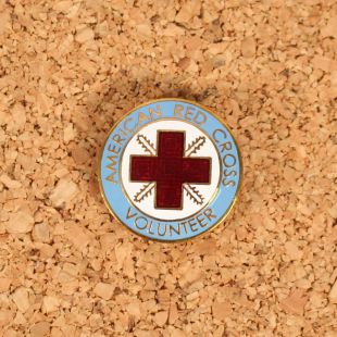 WW2 ARC American Red Cross Volunteer Canteen Pin Badge